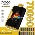Poco sweet 70k พัฟ vape ดั้งเดิม